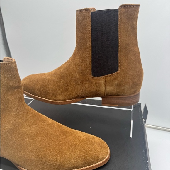 The Kooples Men\'s Tan Suede Chelsea Boots main image 11